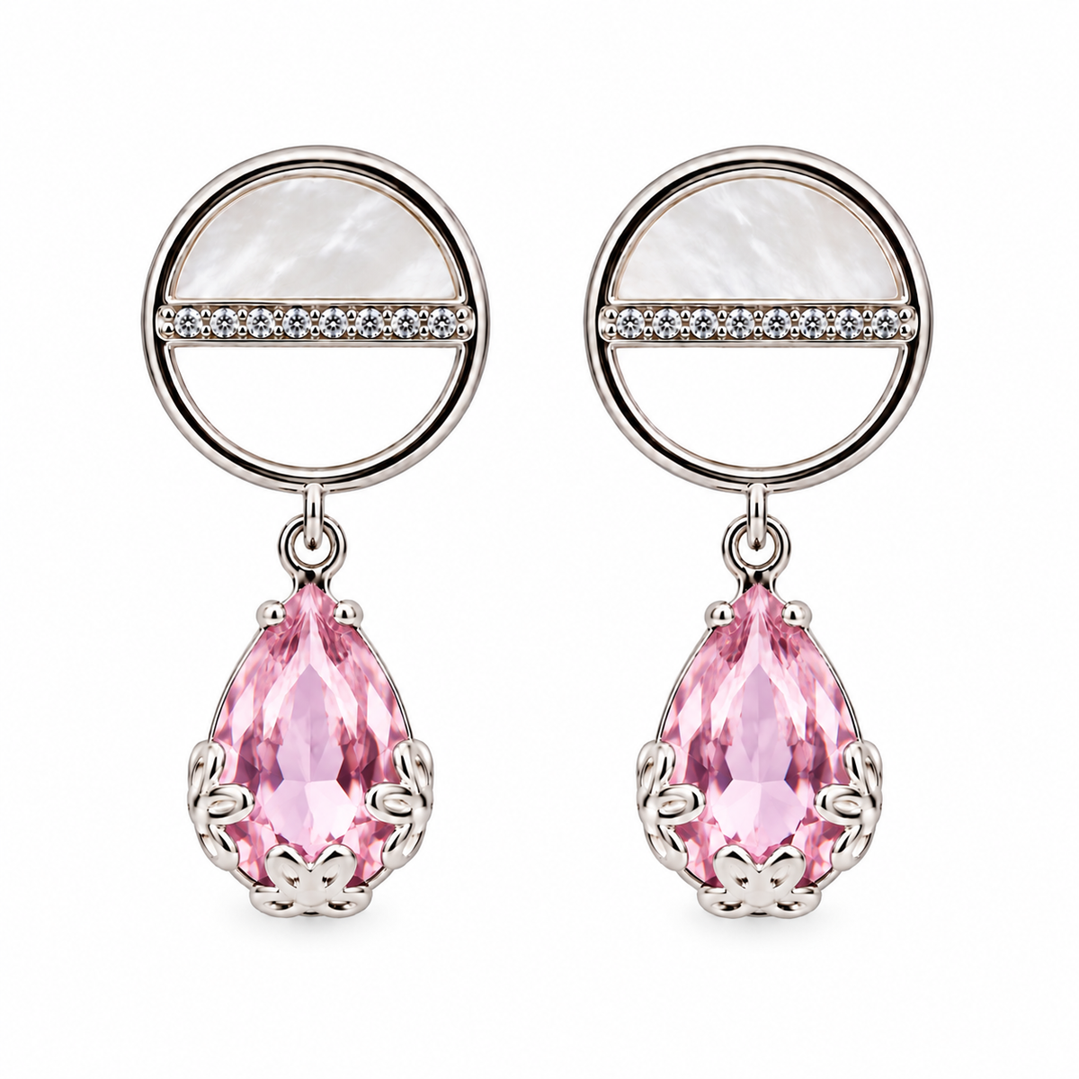 Kairavi Earrings - Pink