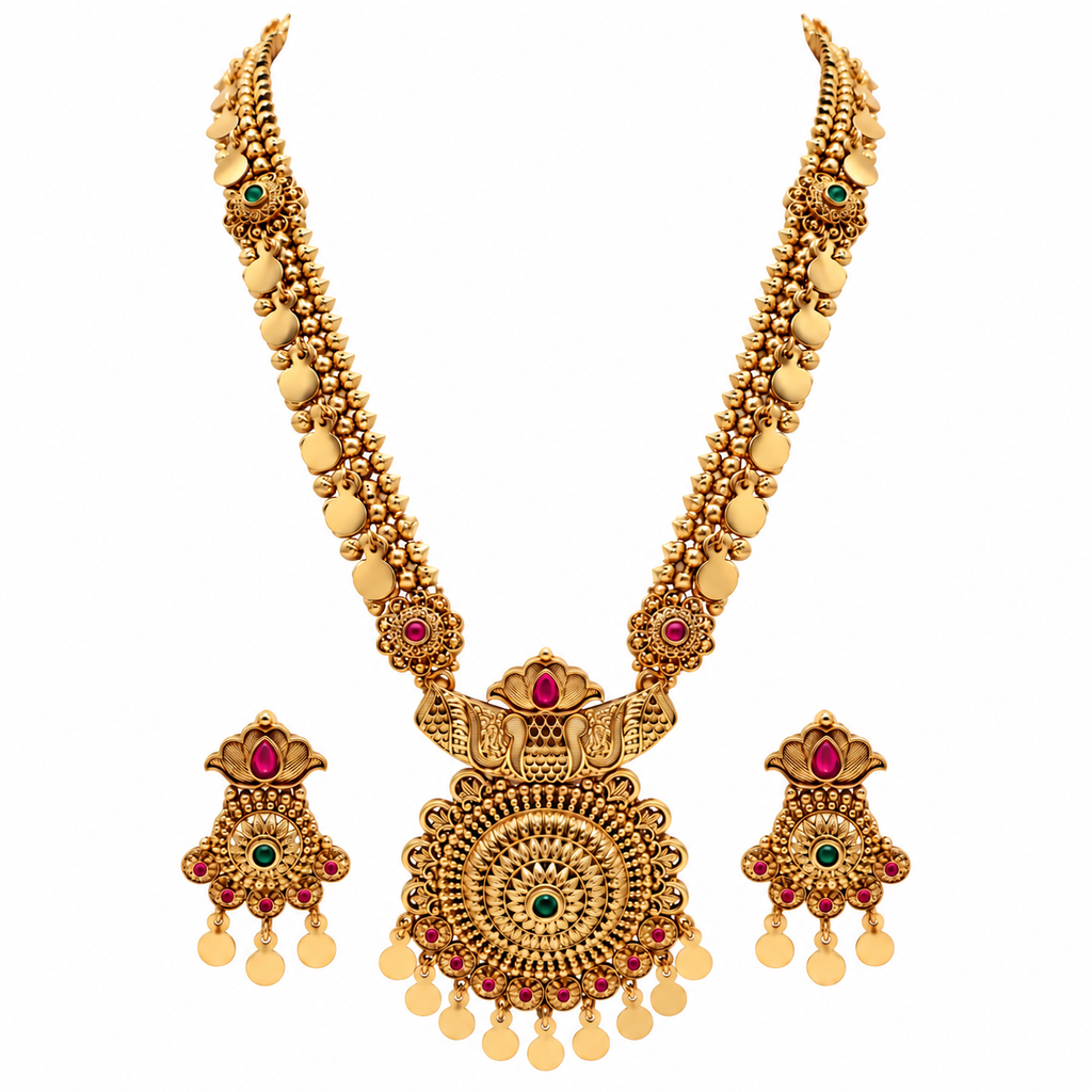 Bhavini Necklace Set - Multicolor