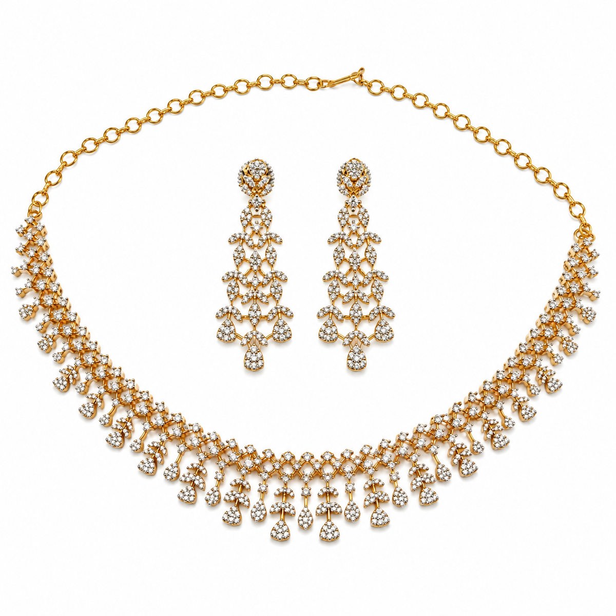 Teardrops Necklace Set