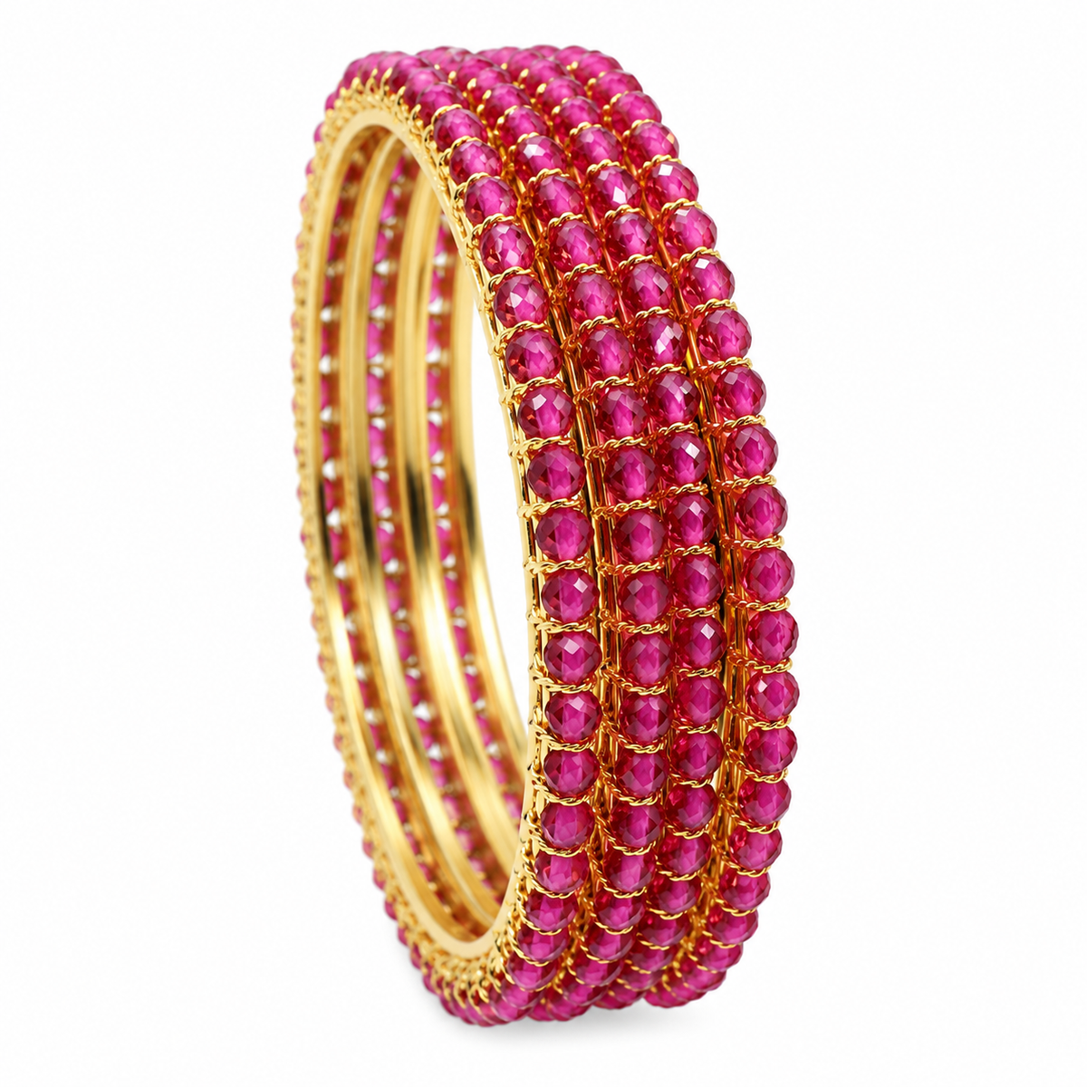 Mira Bangles - Pink