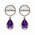 Kairavi Earrings - Purple