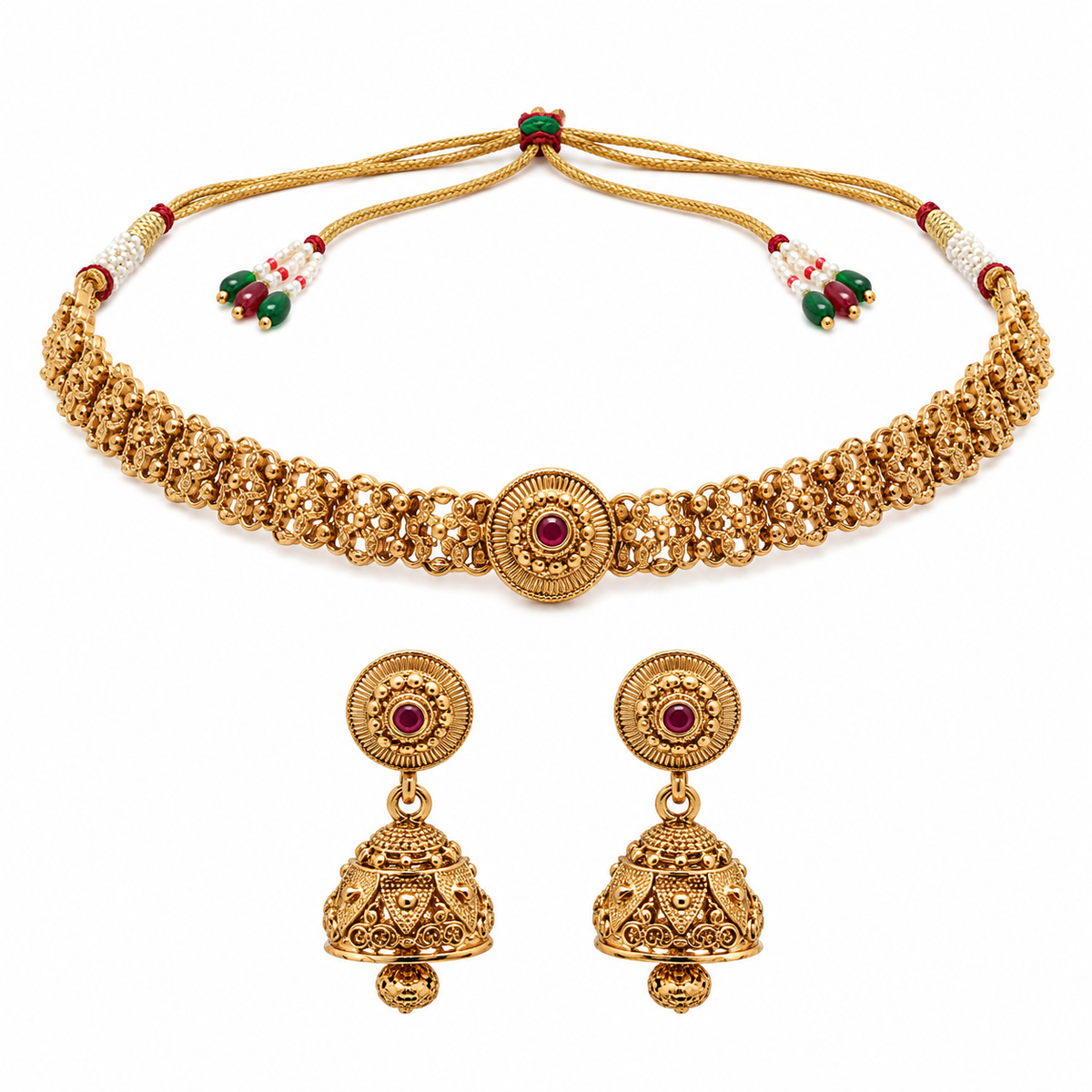 Meher Choker Necklace Set