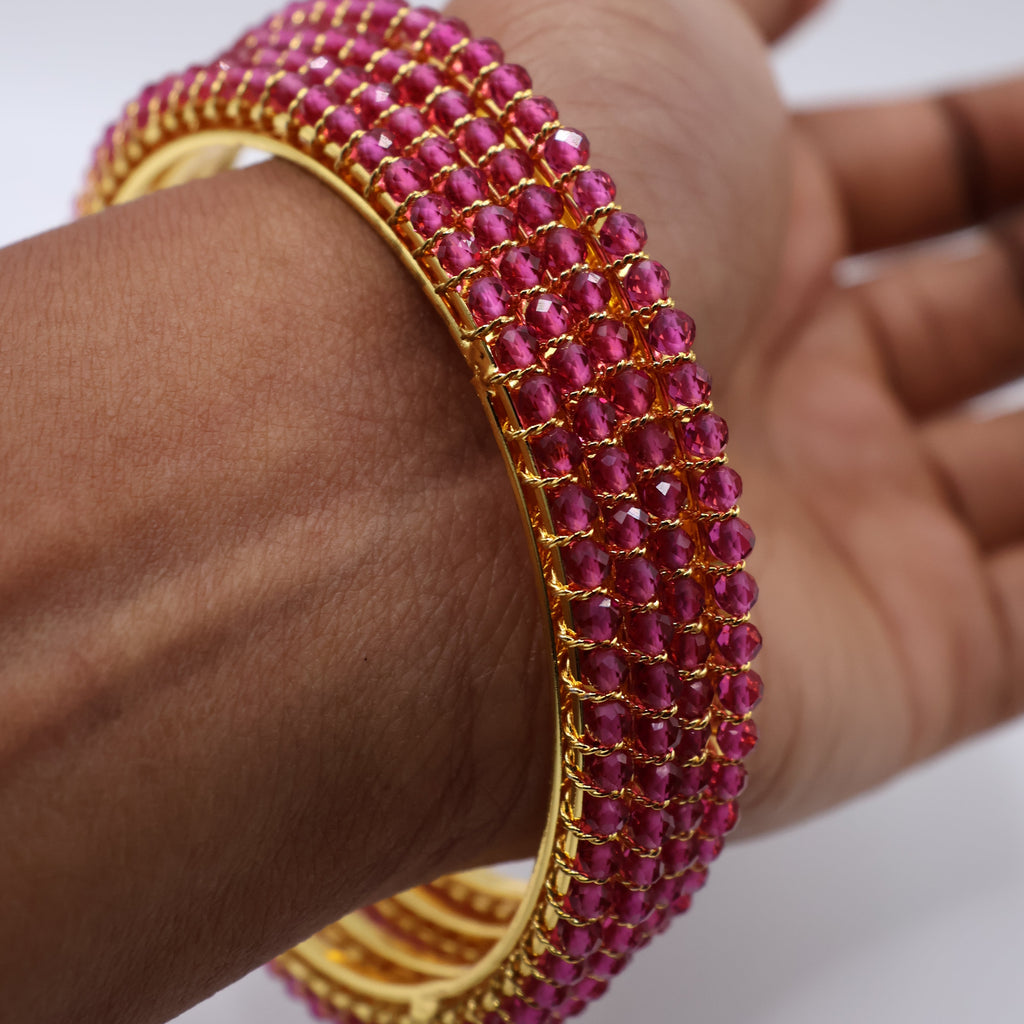 Mira Bangles - Pink