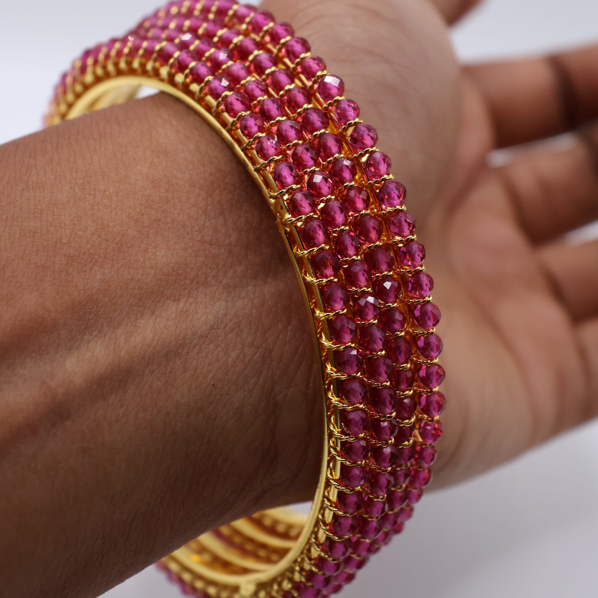 Mira Bangles - Pink