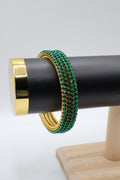 Mira Bangles - Emerald Green