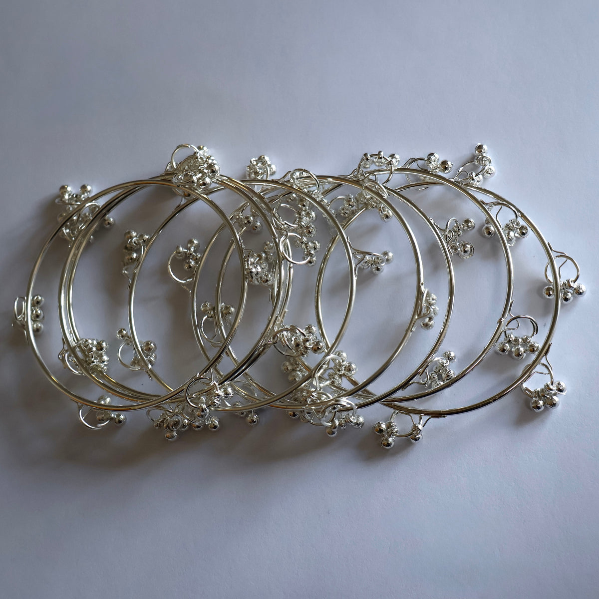 Leela Bangles - Silver