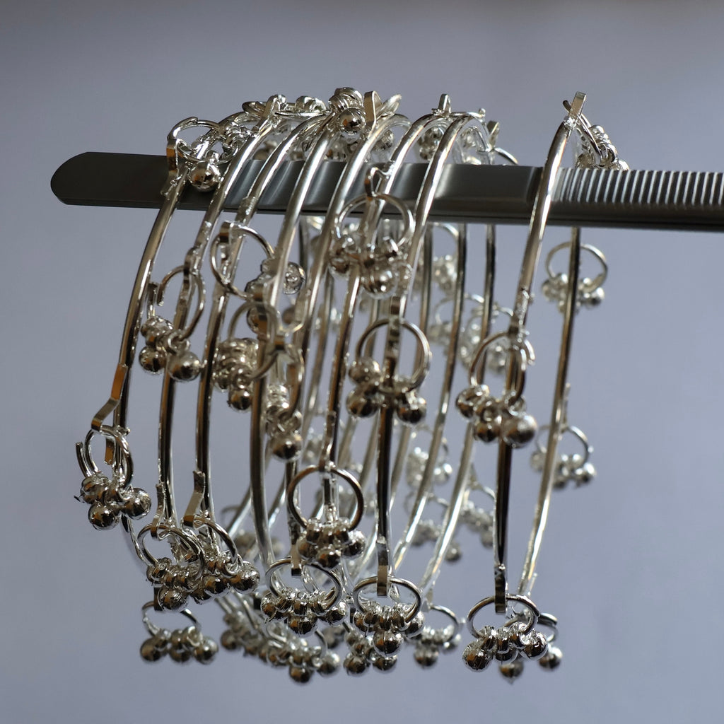 Leela Bangles - Silver