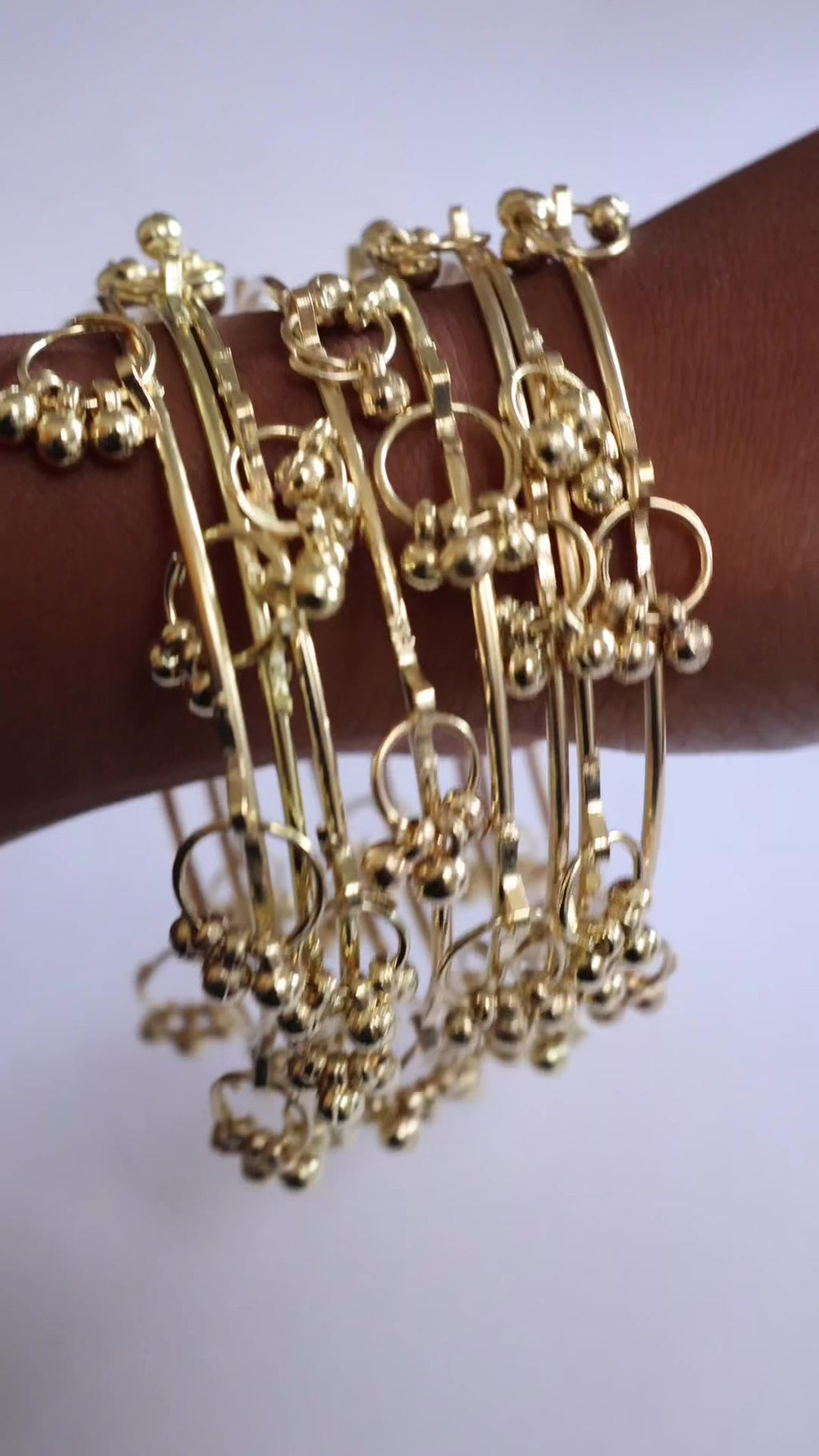 Leela Bangles - Gold