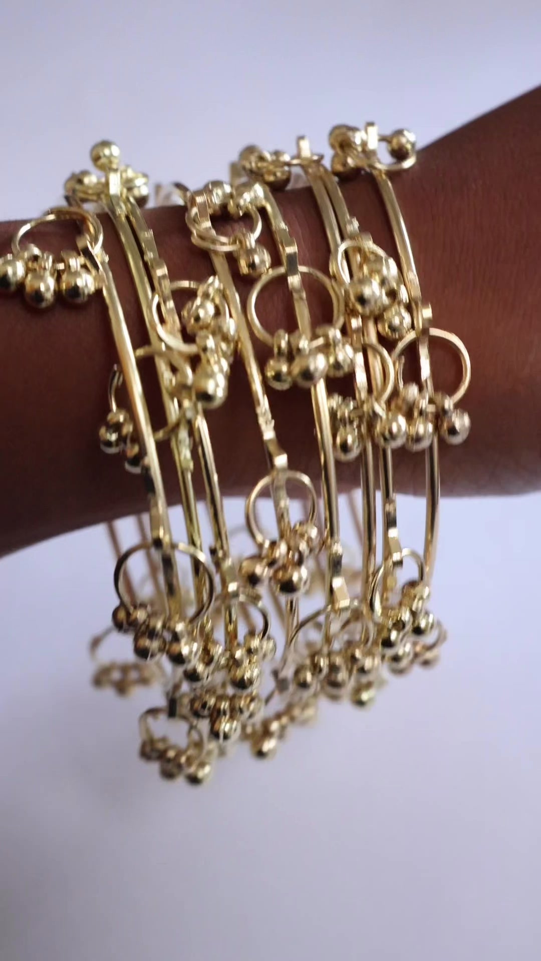 Leela Bangles - Gold